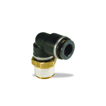 Velvac Male Elbow, 90 deg., 5/8"x1/2" 016281