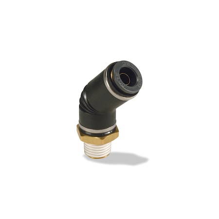 Velvac Comp Fit, 90 Deg, Male Elbw, 1/2"x1/4"Pipe 016453
