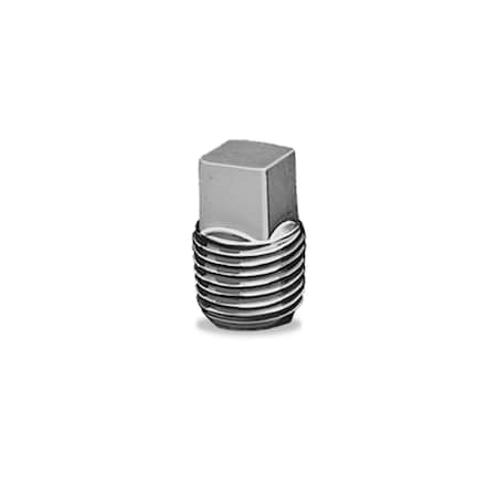 Velvac Square Head Plug, 1/2", Steel 017067