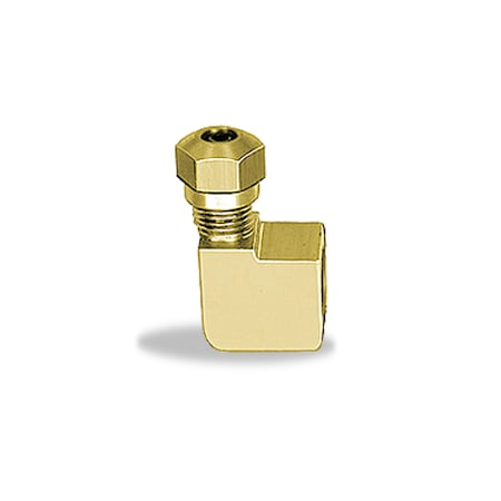 Velvac Air Brake, Nylon, Female Elbow, 1/2"x3/8" 017086