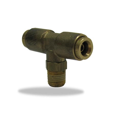 Velvac Swivel Tee, Push-Lock, 3/8"x3/8" Pipe 017973