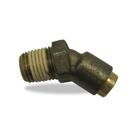 Velvac Fixed Elbw, 45 deg., Psh-Lck, 1/4"x1/8 Pipe 017980