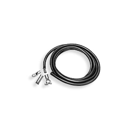 Velvac Battery Cable, 2/0 Gauge, x100 in., Black 058043-7