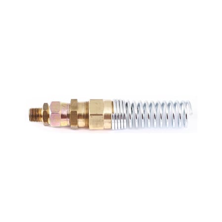 Velvac Swivel Fitting, Spring 3/8"x 1/4" 500035