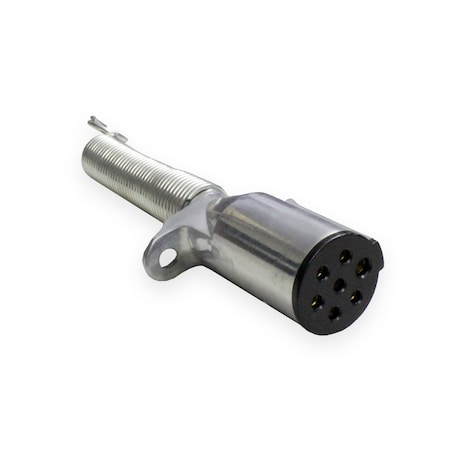 Velvac Single Grip Plug, W/ Spring, 7-Way 593022