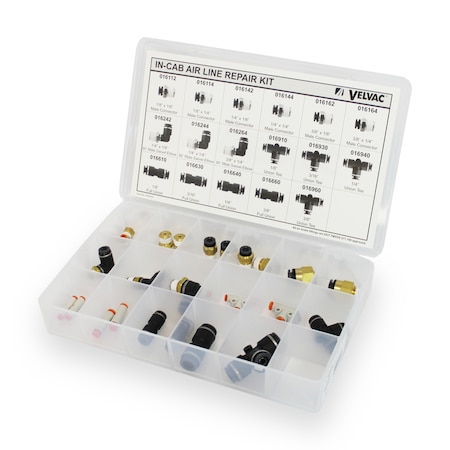 Velvac In-Cab Air Line Repair Kit 690031