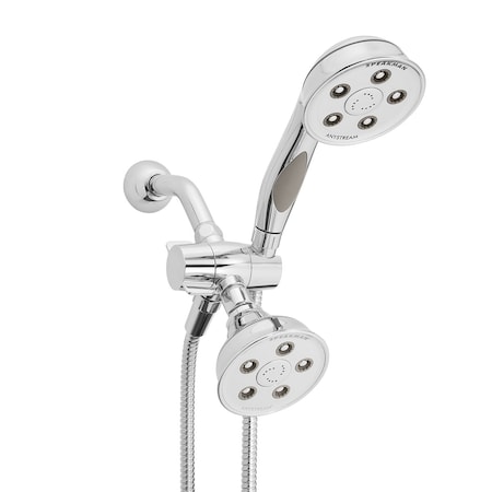 Speakman 2- Way Shower Combination, Manual, 1, Polished Chrome VS-233014