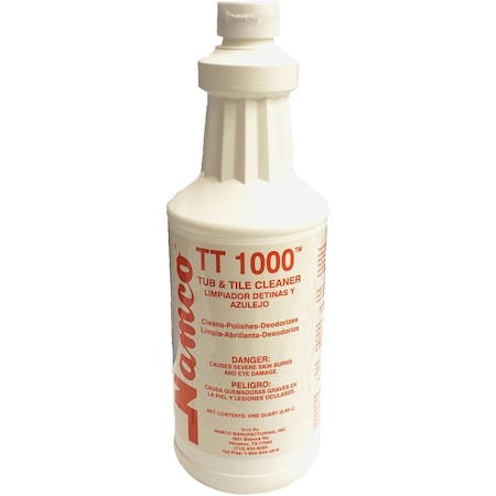 Namco Manufacturing TT-1000 Fiberglass Cleaner, 1 qt., PK12 2053