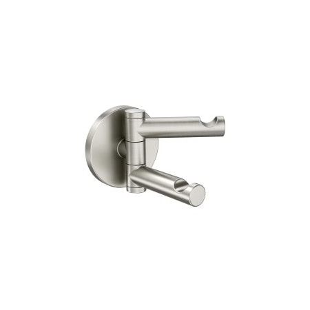 Moen Align Swiveling Double Robe Hook Brushed Nickel YB0402BN