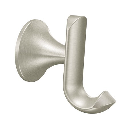 Moen Fina Single Robe Hook Brushed Nickel YB9203BN