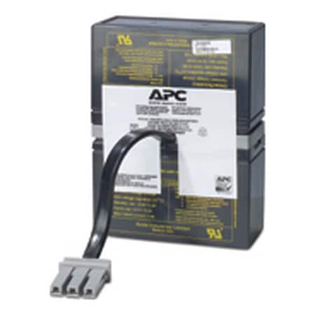 Apc UPS Battery, Mfr. No. BR1000, 24V DC, 7 Ah, Detachable Cable RBC32