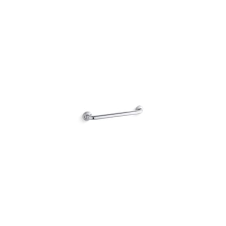 Kohler Traditional Traditional 18" Grab Bar, 20-13/16" L, Metal 10541-S