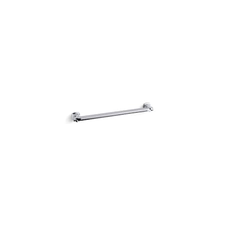 Kohler Margaux Margaux 24" Grab Bar, 26-9/16" L, Metal 11883-S