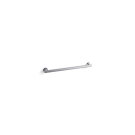 Kohler Purist Purist 24" Grab Bar, 26-7/16" L, Metal 11893-S