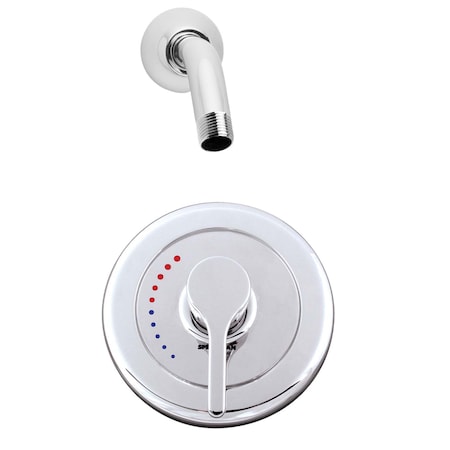 Speakman Commercial Shower Combination, Manual, 2, Polished Chrome SM-3010-IS-LH