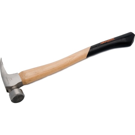21oz California Hammer  Curved Handle , Milled Face, Hickory Handle Proferred Hammers - View #2