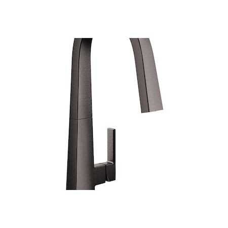 S75005bl Moen One-Handle Pulldown Kitchen Faucet Black Stainless S75005BLS | Zoro