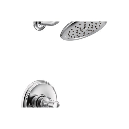 Moen Belfield M-CORE 3-Series Dusch-Armatur – 1-Handle Trim Kit, Gebürstetes Nickel, Ventil Separat Nötig