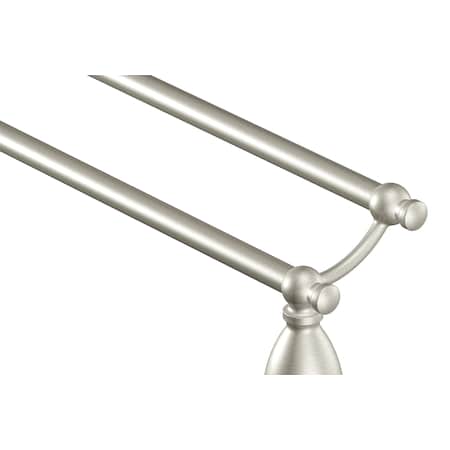 Brushed Nickel Moen Weymouth Towel Bar Moen Caldwell Brushed