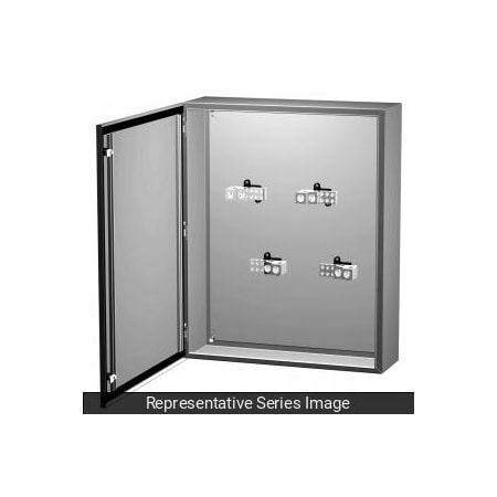 Hammond 1/4 Turn Latch Electrical Enclosures, 24 in H, 7 in D, 17 in W ...