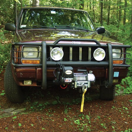 Keeper Electric Winch, 7,500 lb. Single Line Pull, 12V DC W/ WIRELESS ...