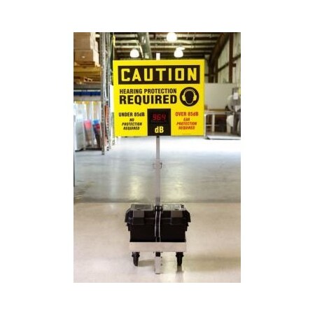 Meter Cart Accuform DECIBEL METER MOBILE CART 20 in x 24 in SCSM202 SCSM202 | Zoro