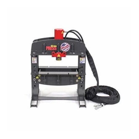 Edwards Powerful Benchtop Press, 3Phase Compact, 20 Ton, 27 In Base ...