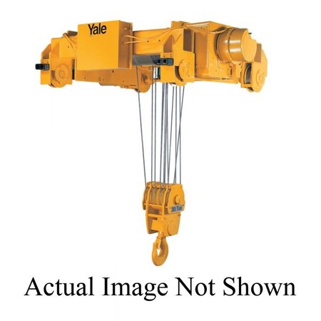 Single Rope Reeving Yale Hoist CM Cable King Electric Wire Rope Hoist, Single Reeving, 25 ...