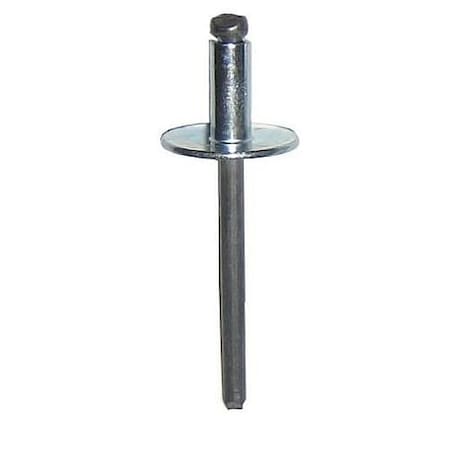 Irwin Blind Rivet, Large Flanged Head, 0.1875 in Dia., 0.94 in L ...