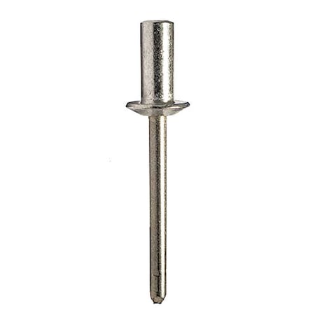 Stanley Engineered Fastening Blind Rivet, Dome Head, 0.1875 in Dia., 0. ...