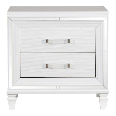 Homelegance Tamsin Night Stand, White 1616W-4