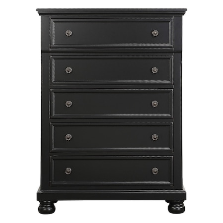 Homelegance Laurelin Bedroom Chest, Black 1714BK-9