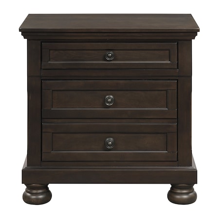 Homelegance Begonia Night Stand, Grey 1718GY-4