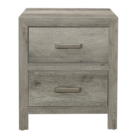 Homelegance Mandan Bedroom Night Stand, Grey 1910GY-4