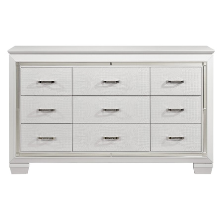 Homelegance Allura Bedroom Dresser, White 1916W-5
