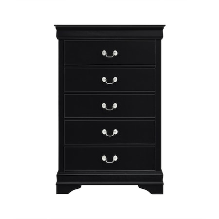 Homelegance Mayville Bedroom Chest, Black 2147BK-9