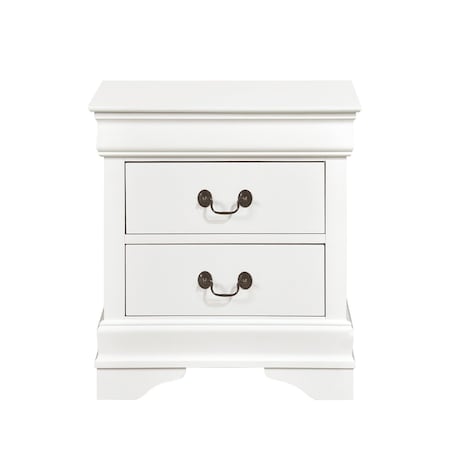 Homelegance Mayville Night Stand, White 2147W-4