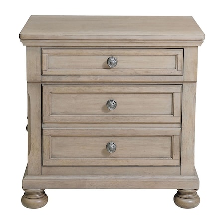 Homelegance Bethel Night Stand, Grey 2259GY-4