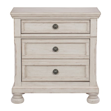 Homelegance Bethel Night Stand, White 2259W-4