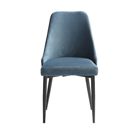 Homelegance Keene Side Chair, Blue 5817BUS