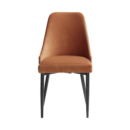 Homelegance Keene Side Chair, Orange 5817RNS