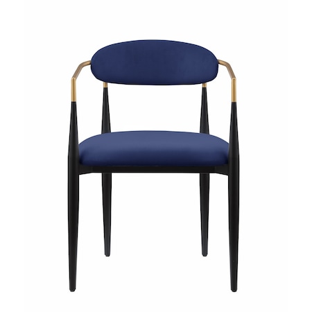 Homelegance Vortex Accent Chair, Blue HM5210BUS