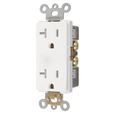 American Imaginations 20 AMP Rectangle White Electrical Receptacle ...