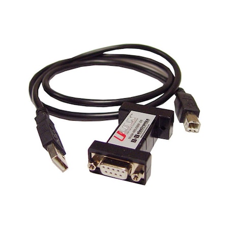Advantech Usb To Serial 1 Port Rs-485, 4 Wire With Db9F BB-485USB9F-4W ...