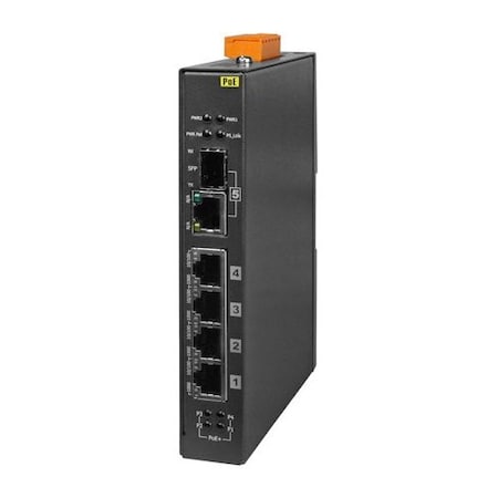 Icp Das Unmanaged Ethernet Switch with 4 Ethernet Port 10/100/1000 Mb ...