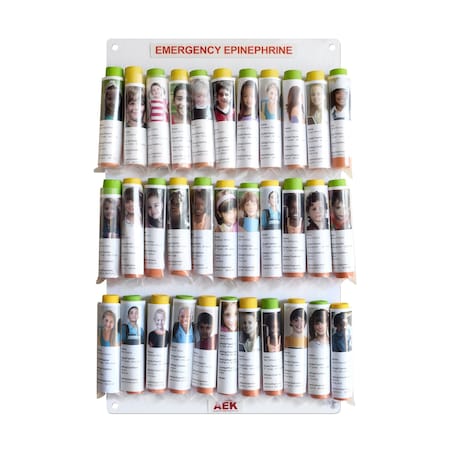 Aek 32Unit Epinephrine Auto Injector Storage Panel for School Nurses ...