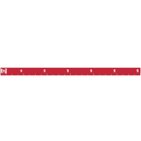 Superior Ruler Superior Mark Superior Mark Floor Tape - 4'' x 6'-Stand 6 FT Away Ruler ...