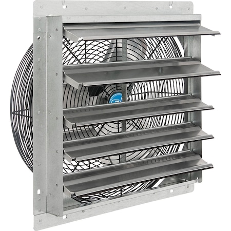 Cd Continental Dynamics Direct Drive 18in Exhaust Fan W/ Shutter, 1 ...