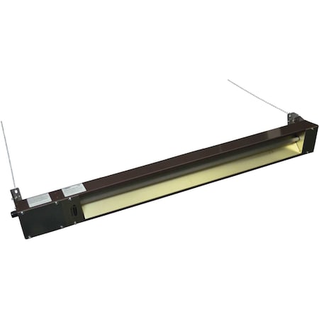 Indoor/Outdoor Quartz Electric Infrared Heater 120V 1500W Brown