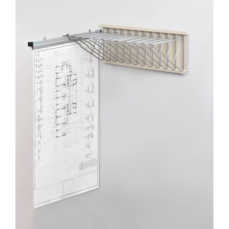 Pivot Hanging Rack Interion By Global Industrial Interion Pivot Wall Mount Blueprint ...